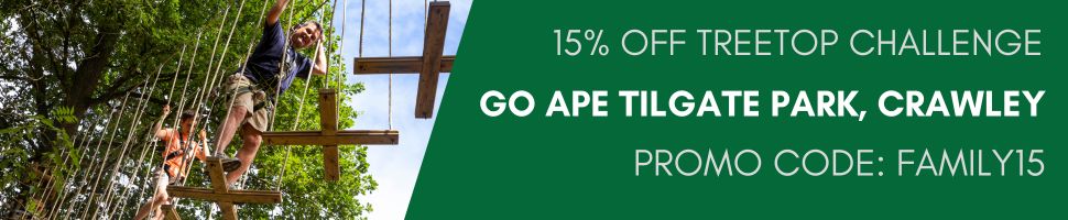 Go Ape at Tilgate Park, Crawley